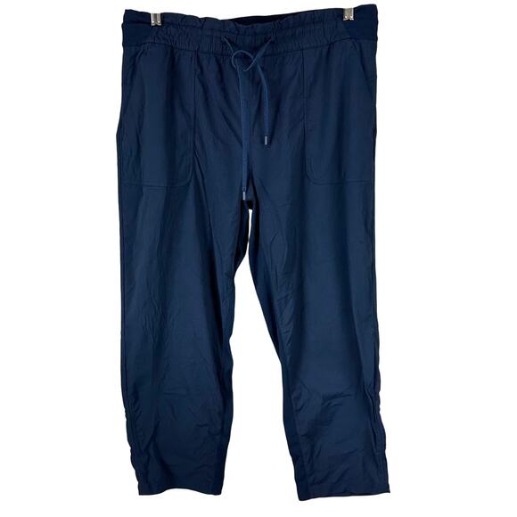 Lululemon Beyond the Studio Crop True Navy Women's Size 14 Excellent Condition - Picture 5 of 10